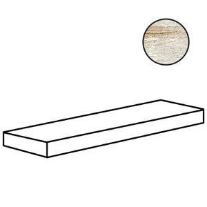 Ступень RHS Rondine Inwood Ivory Angolo Toro Sx J87121 15x100 матовая