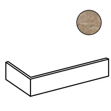 Спецэлемент RHS Rondine London Beige Brick Angolo Incollato J85932 12x25 матовый