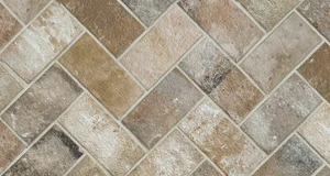 Керамогранит RHS Rondine London Beige Brick J85938 13x25 матовый