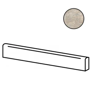 Бордюр RHS Rondine Murales Beige Battiscopa Ret J88265 7,5x60 матовый