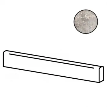 Бордюр RHS Rondine Murales Grey Battiscopa Ret J88267 7,5x60 матовый