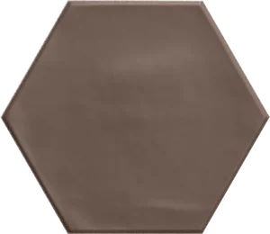 Керамогранит Ribesalbes Hex Brown Matt 15x17,3 матовый