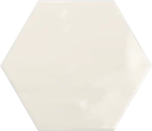 Плитка Ribesalbes Hex Ivory Glossy 15x17,3 глянцевая