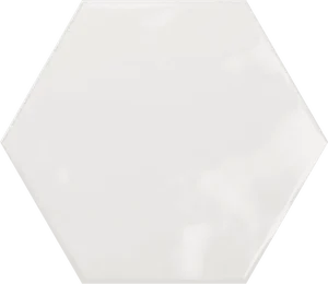Плитка Ribesalbes Hex White Glossy 15x17,3 глянцевая