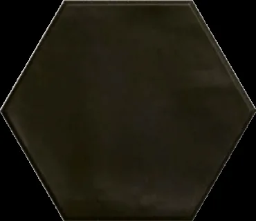 Плитка Ribesalbes Hex Nero Graphito Glossy 15x17,3 глянцевая