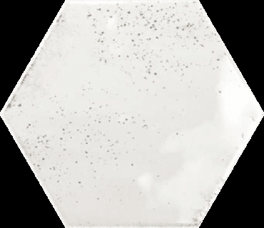 Плитка Ribesalbes Hope Hex White Glossy 15x17,3 глянцевая