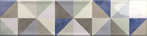 Плитка Ribesalbes Ocean Decor Triangle Mix 7,5x30 глянцевая