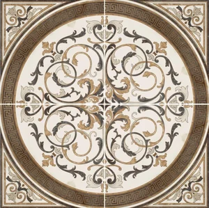 Керамогранит Ricchetti Marble Boutique Rosone Lux Ret Cald 541543 120x120 матовый