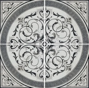 Керамогранит Ricchetti Marble Boutique Rosone Lux Ret Fred 541544 120x120 матовый