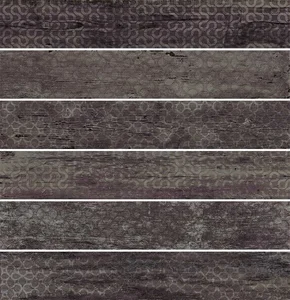 Декоративный элемент Tagina Rivamancina Decori MIX Carbone 8OFE22X 20x120 матовый