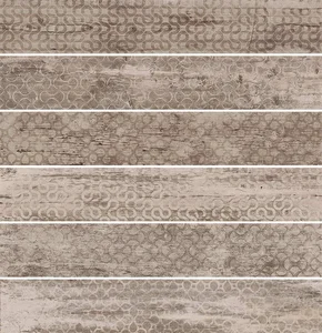 Декоративный элемент Tagina Rivamancina Decori MIX Cenere 8OF632X 20x120 матовый