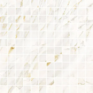 Мозаика Roberto Cavalli Lush Calacatta Oro Mosaico Foglio 509150 29,6x29,6 глянцевая