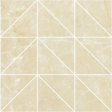 Мозаика Roberto Cavalli Lush Light Beige Mosaico Triangoli 509160 29,6x29,6 глянцевая