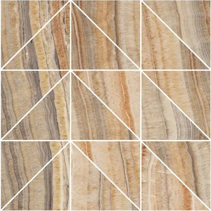 Мозаика Roberto Cavalli Lush Onice Velluto Mosaico Triangoli 509163 29,6x29,6 глянцевая