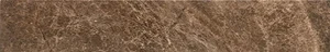 Бордюр Ceracasa Rodapie Emperador Dark 7,6x47 полированный