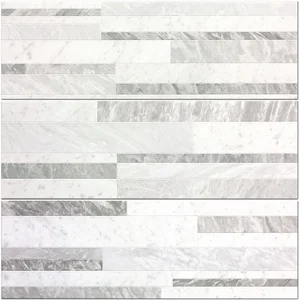 Плитка Fap Roma Diamond Deco White Brillante fNIZ 25x75 глянцевая