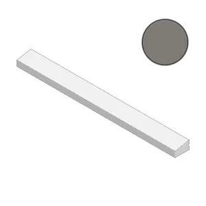 Бордюр Mutina Rombini Terminal Small Grey BORTTS02 2,8x25,7 матовый