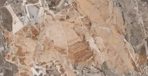 Керамогранит Sairam Mg Breccia Bruno Brown 60x120 глянцевый