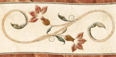 Бордюр Europa Ceramica Samarkanda Otono Losanga 22,5x45 глянцевый