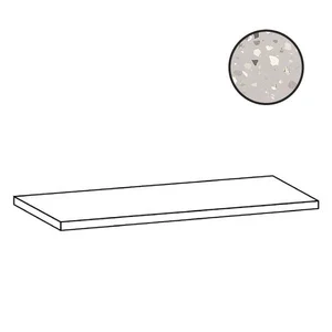 Ступень Sant Agostino Deconcrete Ang. Gradone De-Medium Sx Pearl CSAGSDMP12 33x120 матовая