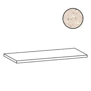 Ступень Sant Agostino Deconcrete Ang. Gradone De-Medium Sx Sand CSAGSDMS12 33x120 матовая