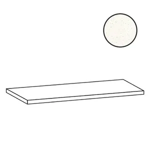 Ступень Sant Agostino Deconcrete Ang. Gradone De-Micro Sx White CSAGSDIW12 33x120 матовая