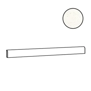 Бордюр Sant Agostino Deconcrete Battiscopa De-Micro White CSABDIWH90 7,3x90 матовый