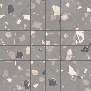 Мозаика Sant Agostino Deconcrete Mosaic De-Medium Grey CSAMDMGR30 30x30 матовая