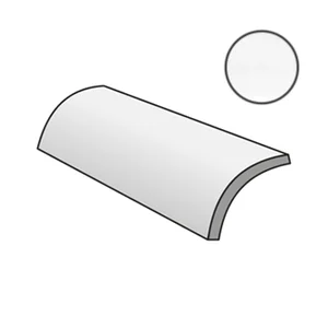 Спецэлемент Sant Agostino Decorline Decorbrick Quarter Round White CSAQRDBW30 1,5x30 глянцевый
