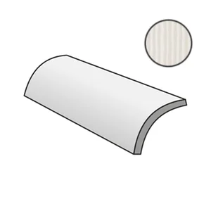 Спецэлемент Sant Agostino Decorline Stripebrick Quarter Round White CSAQRSBW30 1,5x30 глянцевый