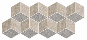 Мозаика Sant Agostino Fineart Hexagon Mix Dark CSAEXFMD01 20x46 матовая