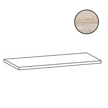Ступень Sant Agostino Fusionart Ang. Gradone Sx Light CSAGRSFL12 33x120 натуральная