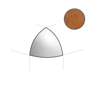 Спецэлемент Sant Agostino I Chiostri Beak Ambra CSABCHAM30 3x3 матовый