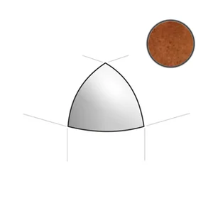 Спецэлемент Sant Agostino I Chiostri Beak Cotto CSABCHCO30 3x3 матовый