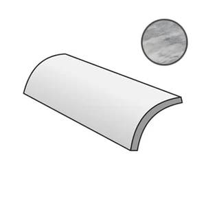 Спецэлемент Sant Agostino Inspire Quarter Round Bianco Bardiglio CSAQRGBA25 1,5x25 матовый