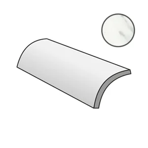 Спецэлемент Sant Agostino Inspire Quarter Round Bianco Statuario CSAQRBST25 1,5x25 матовый