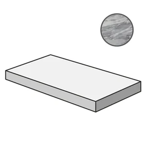 Ступень Sant Agostino Marmocrea Gradone Angolare 90 Sx Ocean Grey CSAGASOG90 33x90 полированная