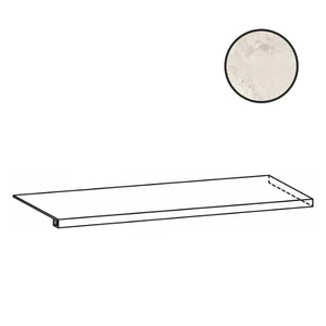 Ступень Sant Agostino Mystic Ang. Gradone Dx Ivory CSAGADMI12 33x120 полированная