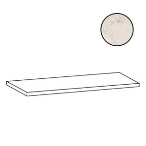 Ступень Sant Agostino Mystic Ang. Gradone Sx Ivory CSAGASMI12 33x120 полированная