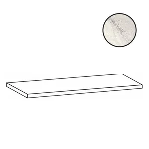 Ступень Sant Agostino Mystic Ang. Gradone Sx Pearl CSAGASMP12 33x120 полированная