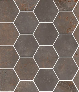 Мозаика Sant Agostino Oxidart Hexagon Iron CSAHOXIR01 27x32,5 матовая