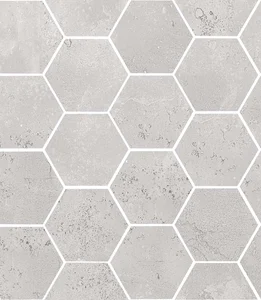 Мозаика Sant Agostino Oxidart Hexagon Silver CSAHOXSI01 27x32,5 матовая