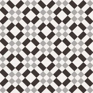 Плитка Sant Agostino Patchwork B&W 02 CSAPBW0220 20x20 матовая
