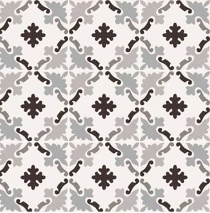 Плитка Sant Agostino Patchwork B&W 03 20x20 матовая