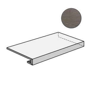 Ступень Sant Agostino Primewood Ang. Grad 120 Dx Brown As CSAGDPBS12 33x120 матовая