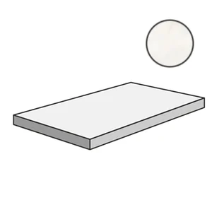 Ступень Sant Agostino Pure Marble Grad. Ang. 120/Sx Onice White CSAGASOH12 33x120 матовая