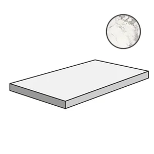 Ступень Sant Agostino Pure Marble Grad. Ang. 120/Sx Spider White CSAGASSH12 33x120 матовая