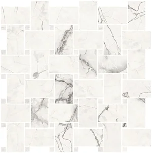 Мозаика Sant Agostino Pure Marble Rete Spider White Kr CSARSPWK30 30x30 полированная