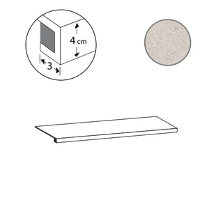 Ступень Sant Agostino Silkystone Gradone Greige CSAGSKGR12 33x120 матовая