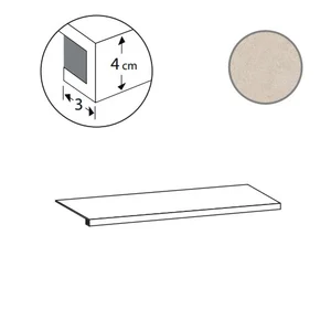 Ступень Sant Agostino Silkystone Gradone Sand CSAGSKSA12 33x120 матовая